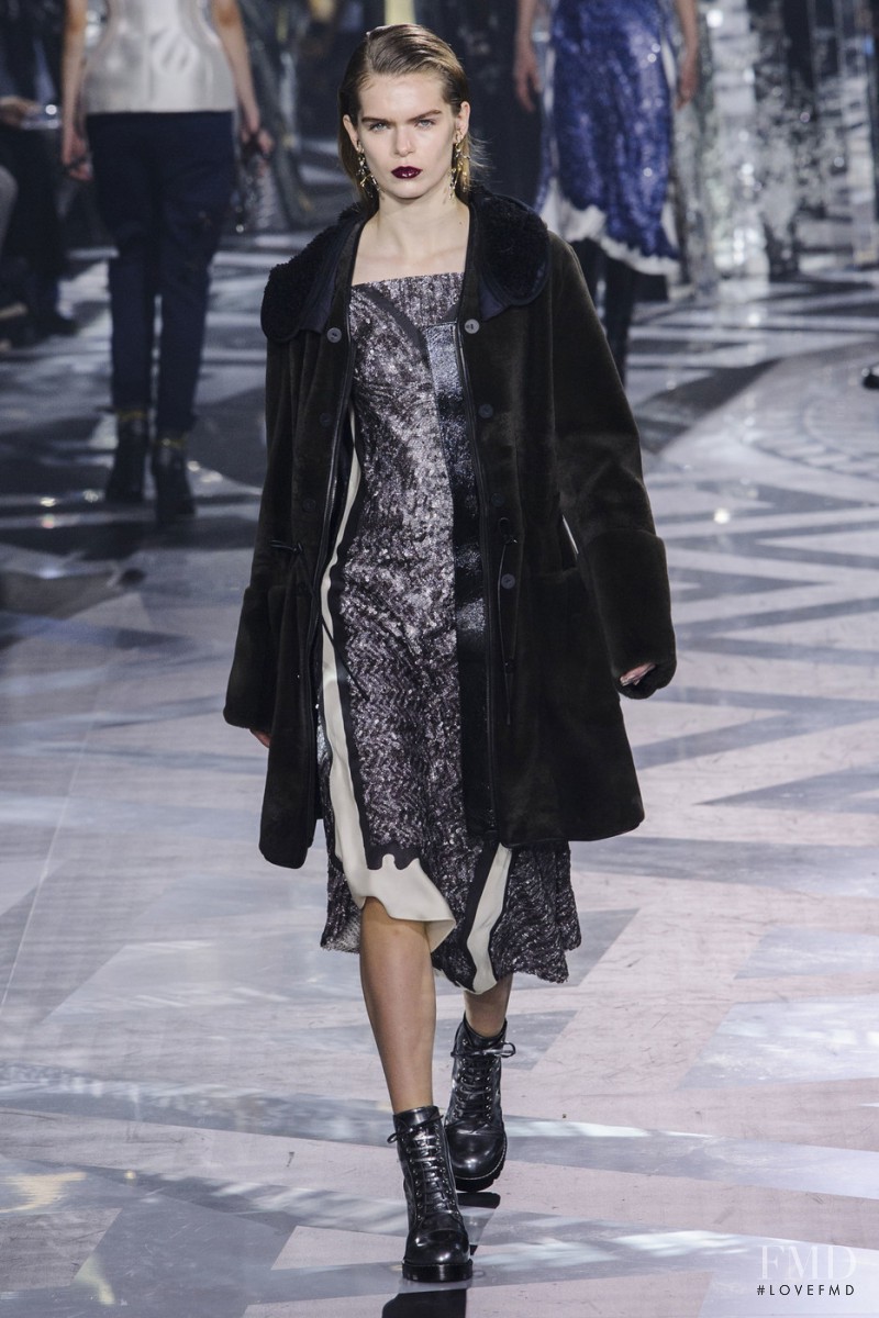 Sandra Schmidt featured in  the Louis Vuitton fashion show for Autumn/Winter 2016