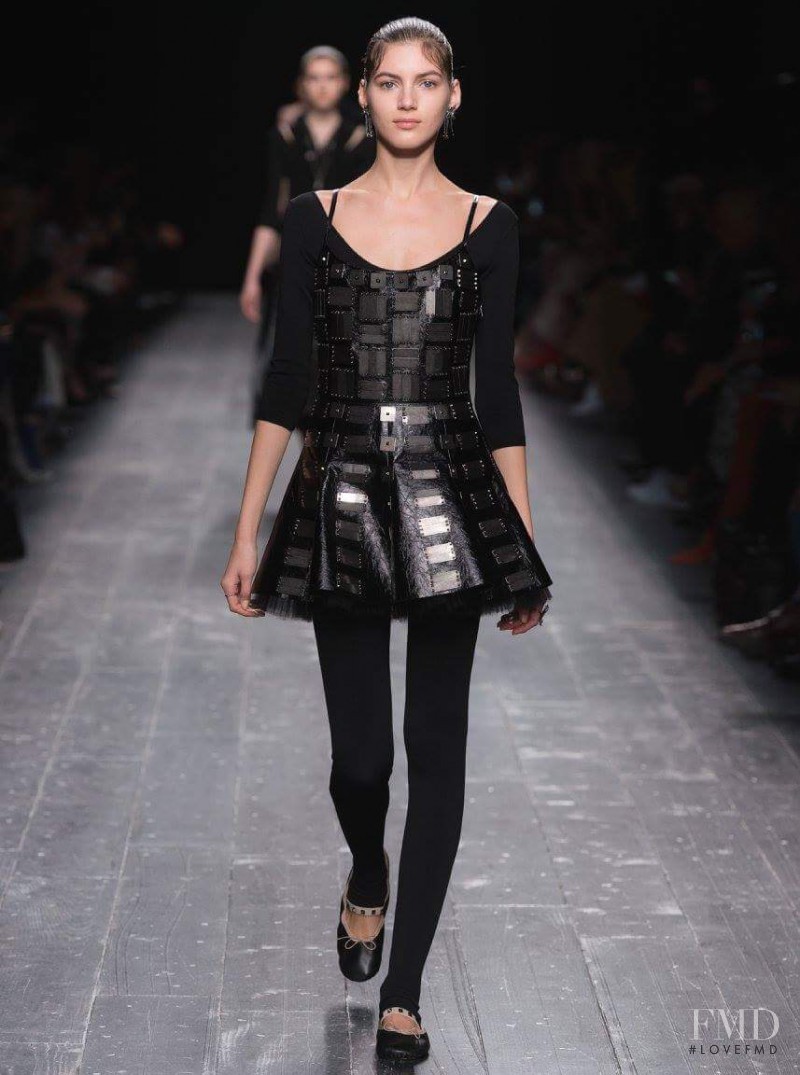 Valery Kaufman featured in  the Valentino fashion show for Autumn/Winter 2016