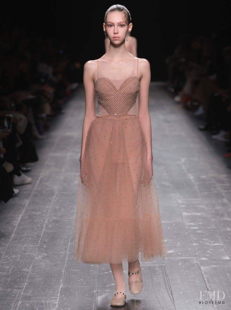 Lorena Maraschi featured in  the Valentino fashion show for Autumn/Winter 2016