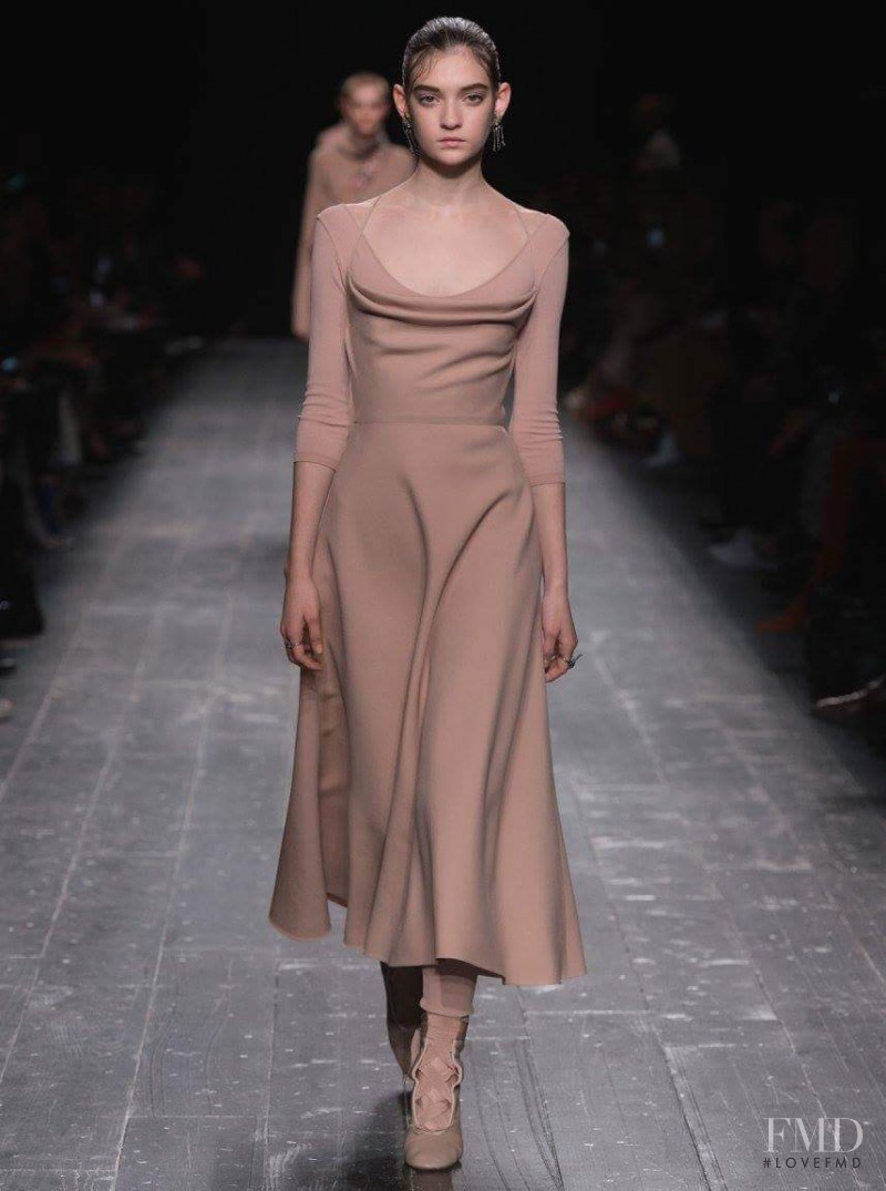 Yuliia Ratner featured in  the Valentino fashion show for Autumn/Winter 2016