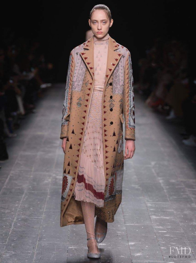 Lia Pavlova featured in  the Valentino fashion show for Autumn/Winter 2016