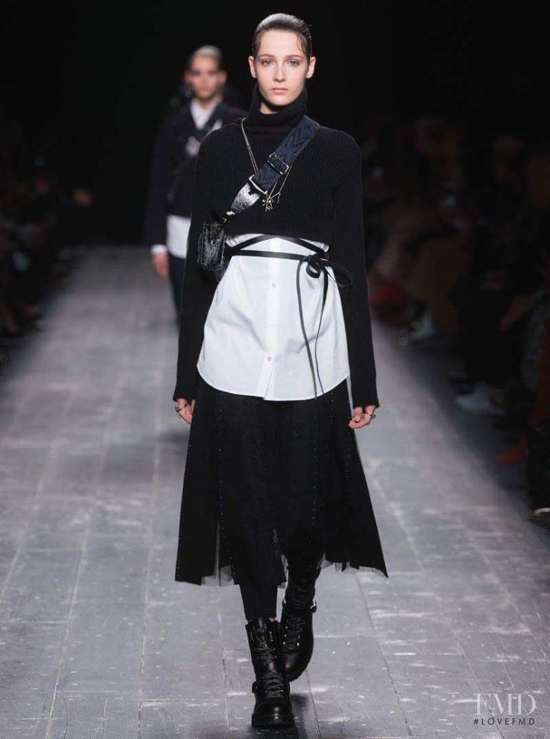 Yana Van Ginneken featured in  the Valentino fashion show for Autumn/Winter 2016