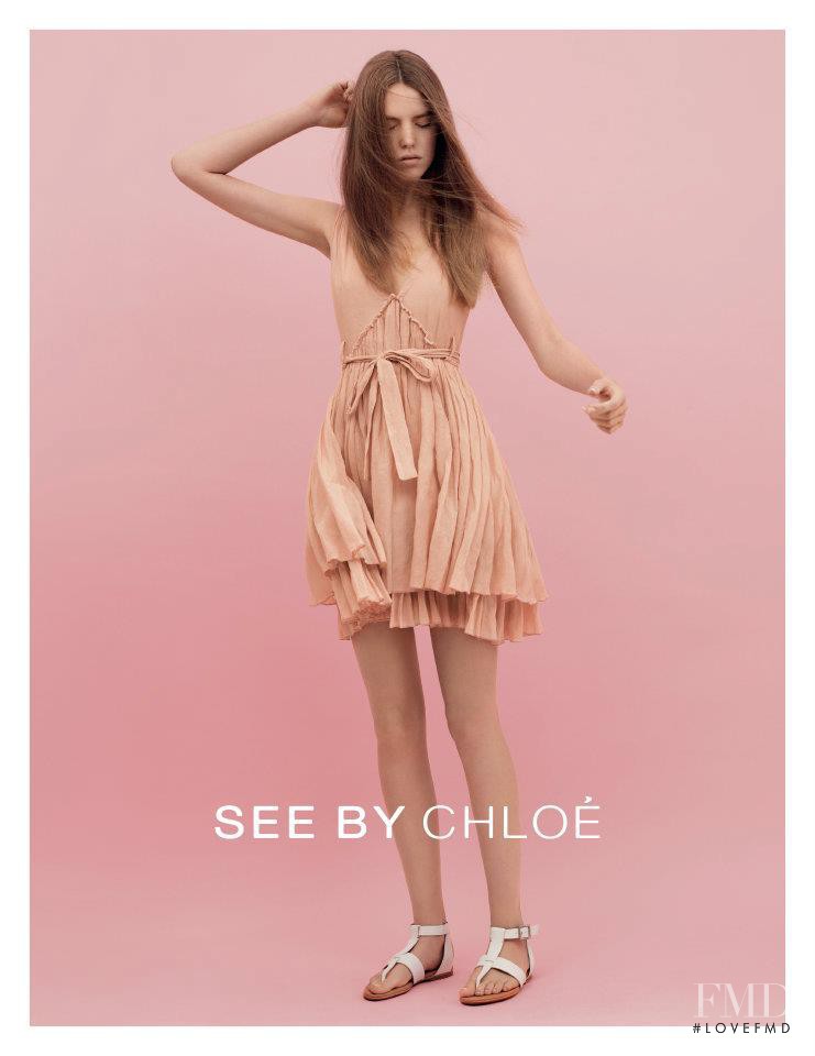Josefien Rodermans featured in  the See by Chloe advertisement for Summer 2012