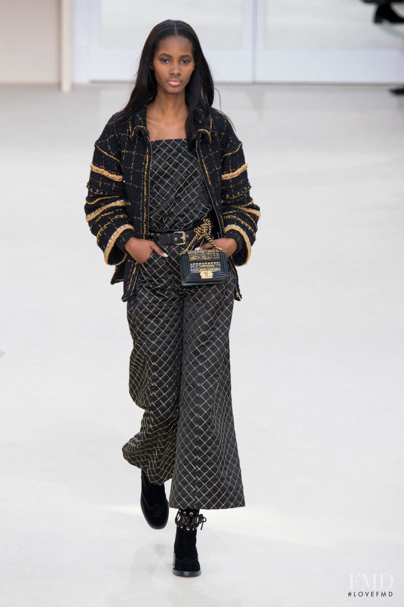 Tami Williams featured in  the Chanel fashion show for Autumn/Winter 2016