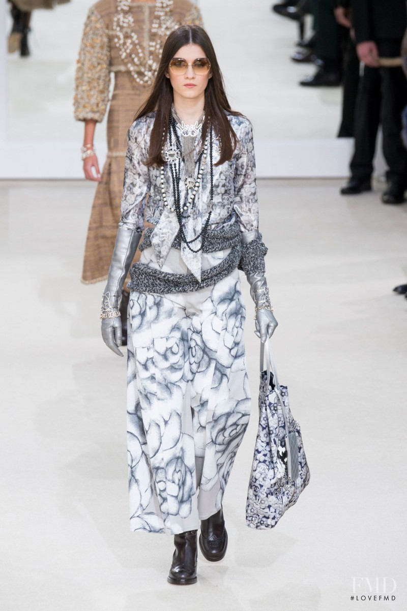 Irina Djuranovic featured in  the Chanel fashion show for Autumn/Winter 2016
