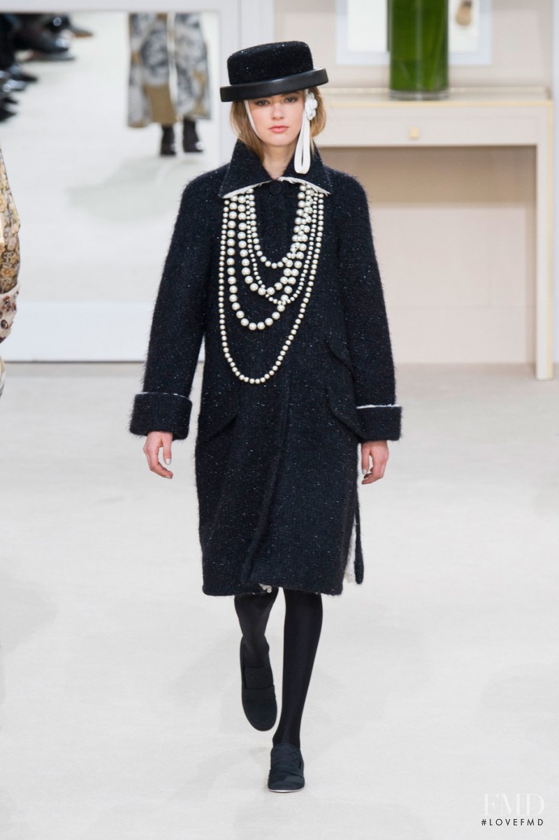 Emmy Rappe featured in  the Chanel fashion show for Autumn/Winter 2016
