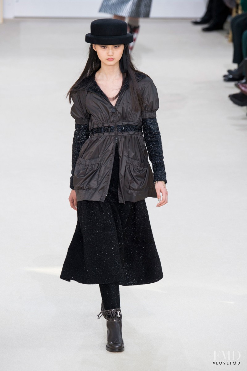 Cong He featured in  the Chanel fashion show for Autumn/Winter 2016