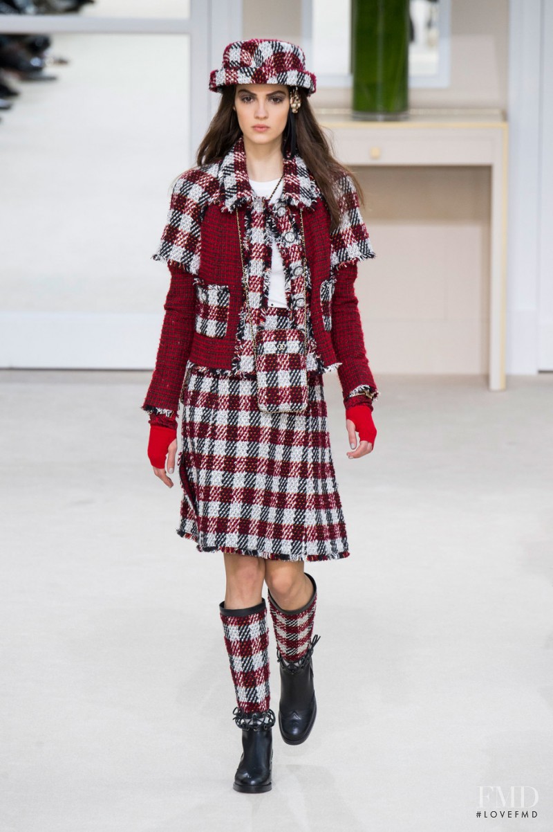 Camille Hurel featured in  the Chanel fashion show for Autumn/Winter 2016