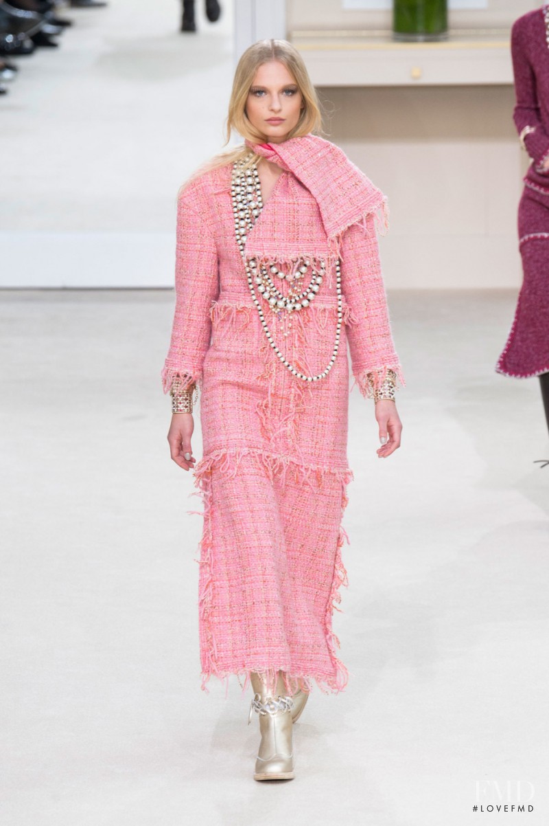 Frederikke Sofie Falbe-Hansen featured in  the Chanel fashion show for Autumn/Winter 2016