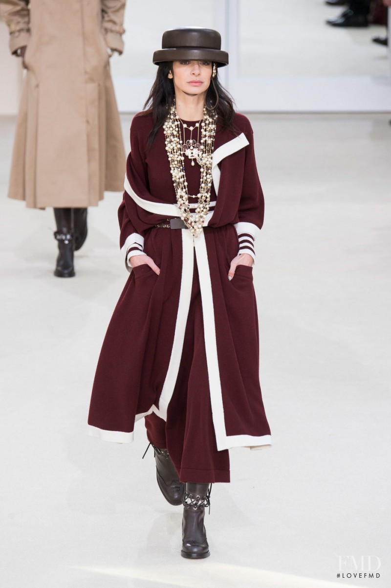 Amanda Sanchez featured in  the Chanel fashion show for Autumn/Winter 2016
