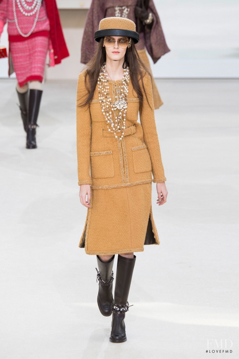 Kremi Otashliyska featured in  the Chanel fashion show for Autumn/Winter 2016