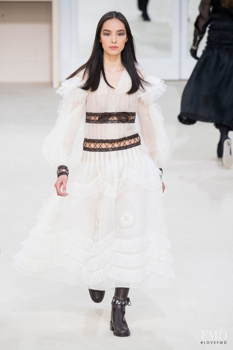 Fei Fei Sun featured in  the Chanel fashion show for Autumn/Winter 2016