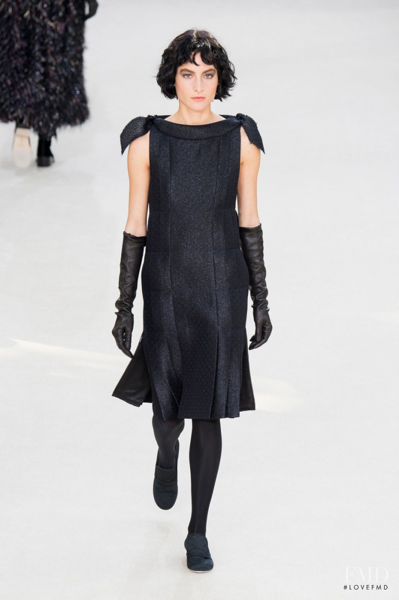 Heather Kemesky featured in  the Chanel fashion show for Autumn/Winter 2016