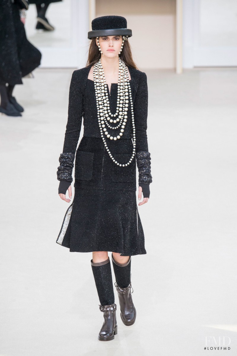 Vanessa Moody featured in  the Chanel fashion show for Autumn/Winter 2016