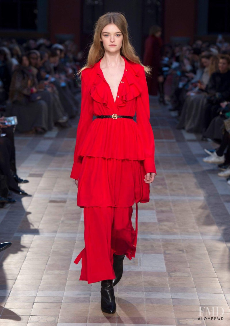 Willow Hand featured in  the Sonia Rykiel fashion show for Autumn/Winter 2016
