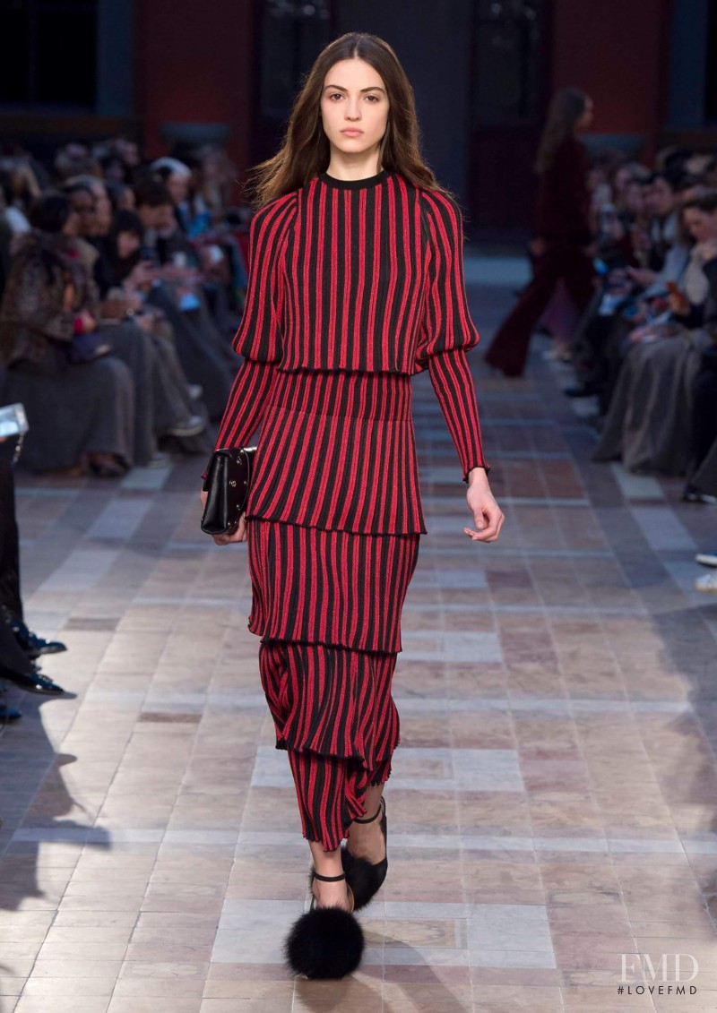 Camille Hurel featured in  the Sonia Rykiel fashion show for Autumn/Winter 2016