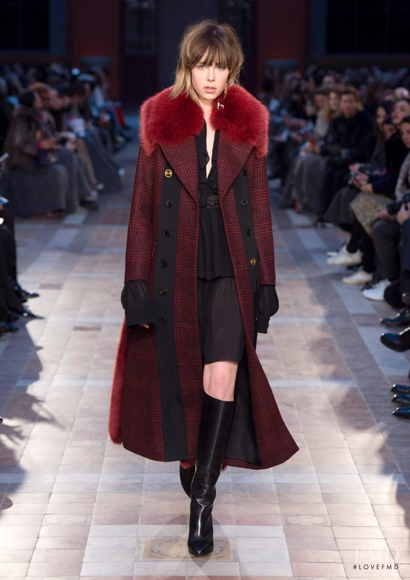 Edie Campbell featured in  the Sonia Rykiel fashion show for Autumn/Winter 2016