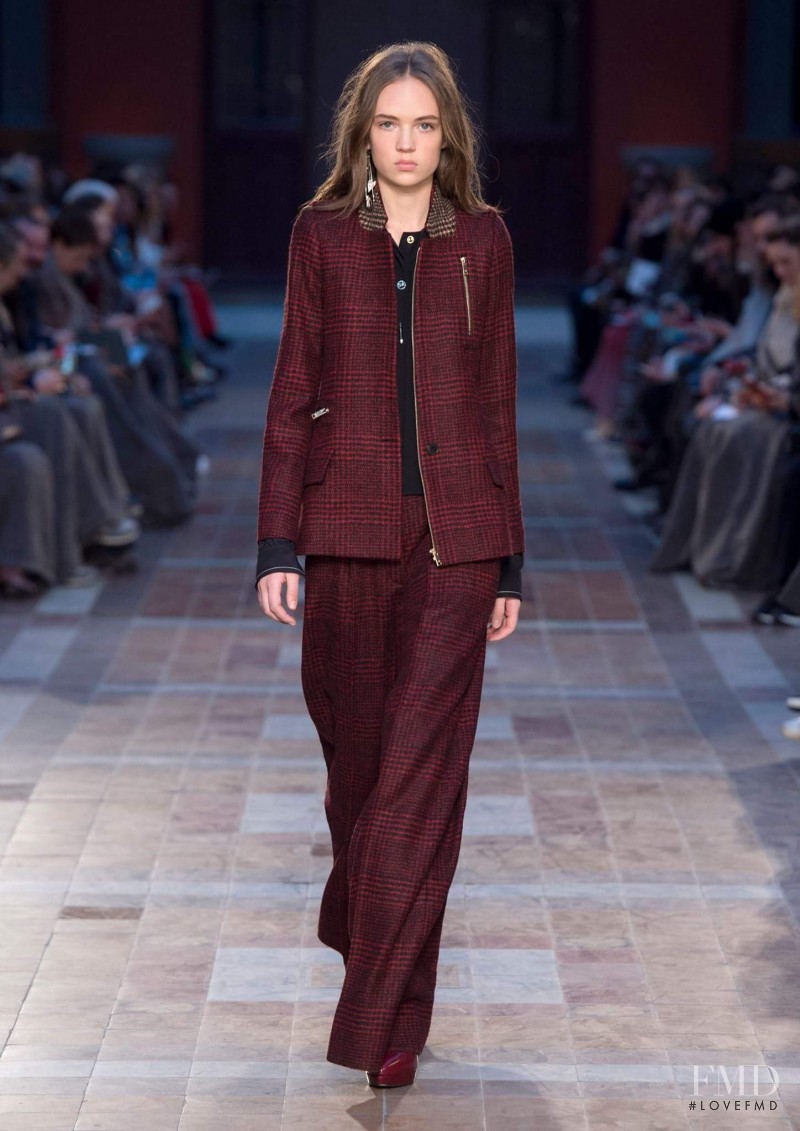 Adrienne Juliger featured in  the Sonia Rykiel fashion show for Autumn/Winter 2016