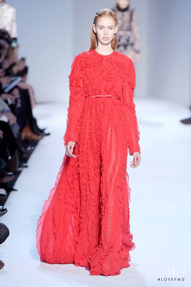 Lululeika Ravn Liep featured in  the Giambattista Valli fashion show for Autumn/Winter 2016