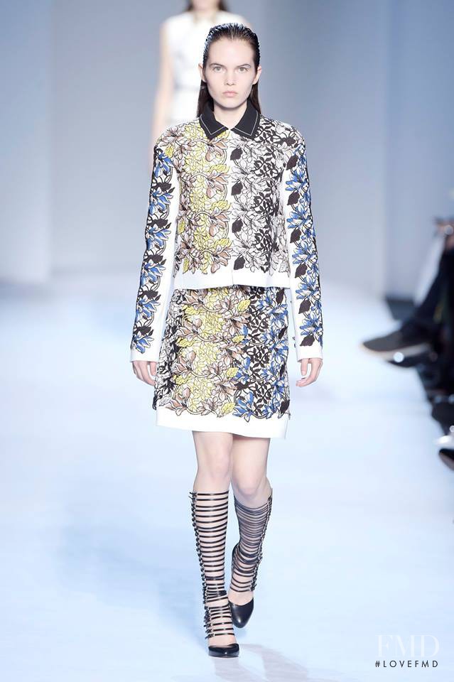 Lily Stewart featured in  the Giambattista Valli fashion show for Autumn/Winter 2016