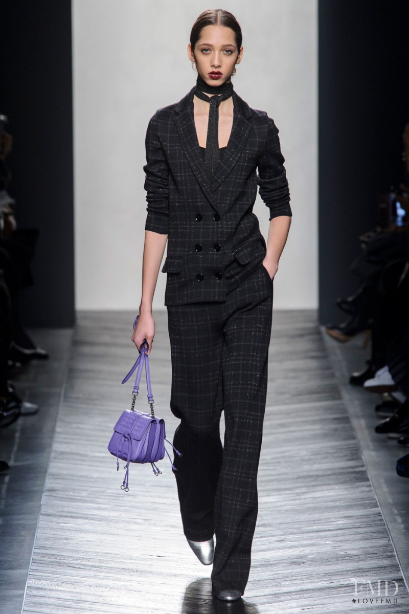 Yasmin Wijnaldum featured in  the Bottega Veneta fashion show for Autumn/Winter 2016