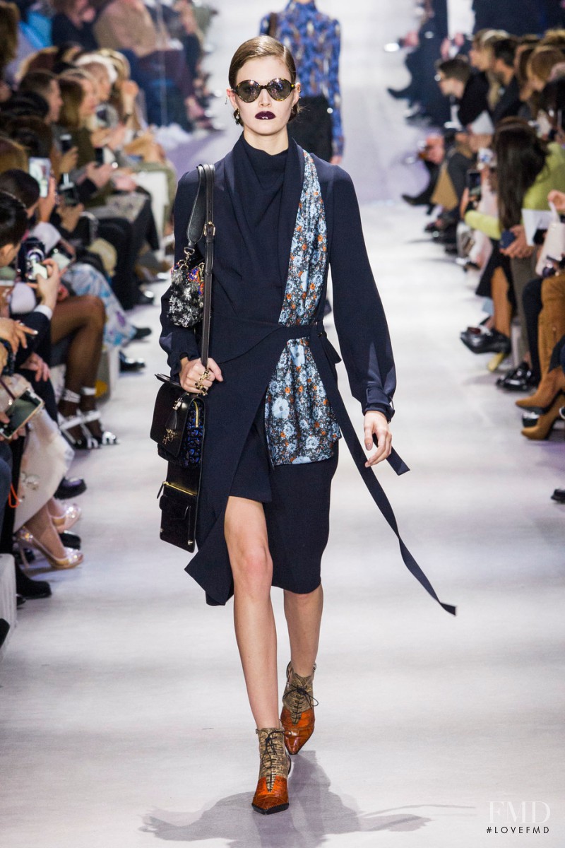Vanessa Moody featured in  the Christian Dior fashion show for Autumn/Winter 2016