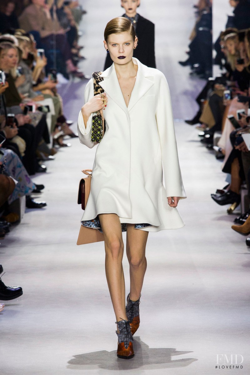 Alexandra Elizabeth Ljadov featured in  the Christian Dior fashion show for Autumn/Winter 2016