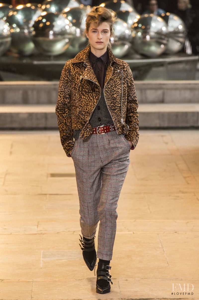 Regitze Harregaard Christensen featured in  the Isabel Marant fashion show for Autumn/Winter 2016