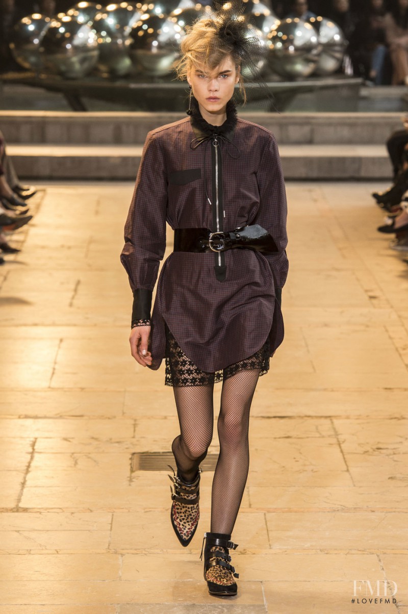 Line Brems featured in  the Isabel Marant fashion show for Autumn/Winter 2016