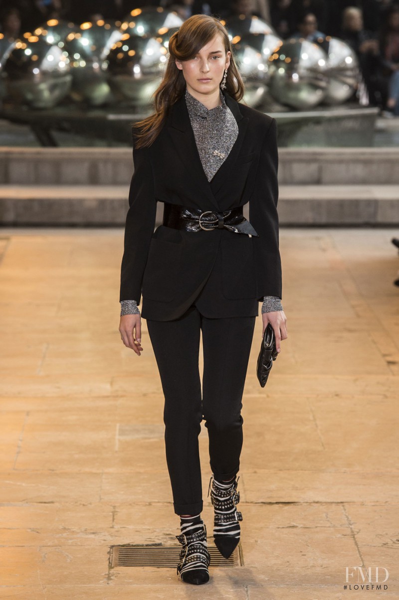Julia Bergshoeff featured in  the Isabel Marant fashion show for Autumn/Winter 2016