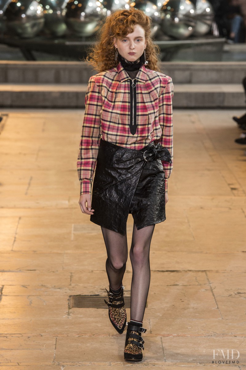 Madison Stubbington featured in  the Isabel Marant fashion show for Autumn/Winter 2016