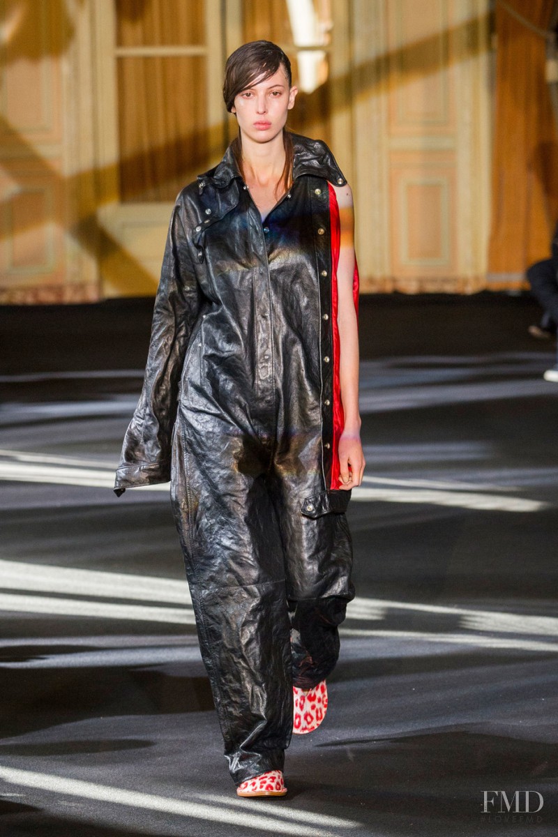 Ruby Aldridge featured in  the Acne Studios fashion show for Autumn/Winter 2016
