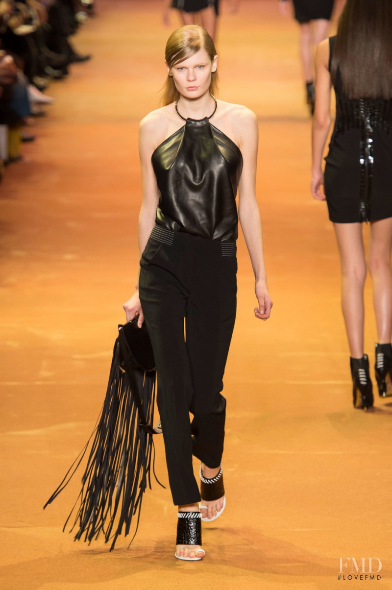 Alexandra Elizabeth Ljadov featured in  the Mugler fashion show for Autumn/Winter 2016