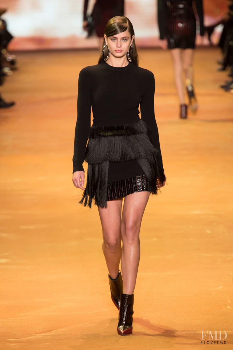 Taylor Hill featured in  the Mugler fashion show for Autumn/Winter 2016