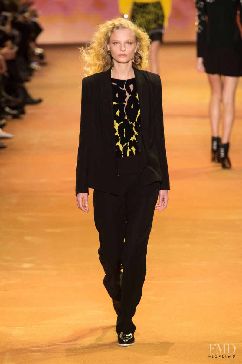 Frederikke Sofie Falbe-Hansen featured in  the Mugler fashion show for Autumn/Winter 2016