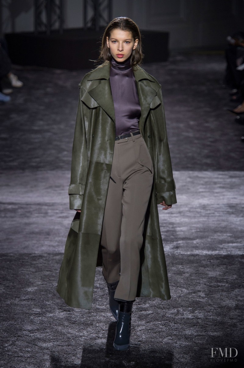 Alice Metza featured in  the Nina Ricci fashion show for Autumn/Winter 2016