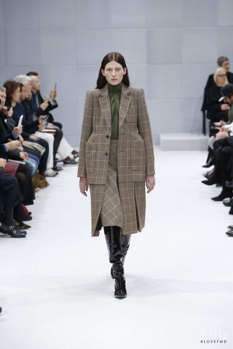 Jennae Quisenberry featured in  the Balenciaga fashion show for Autumn/Winter 2016