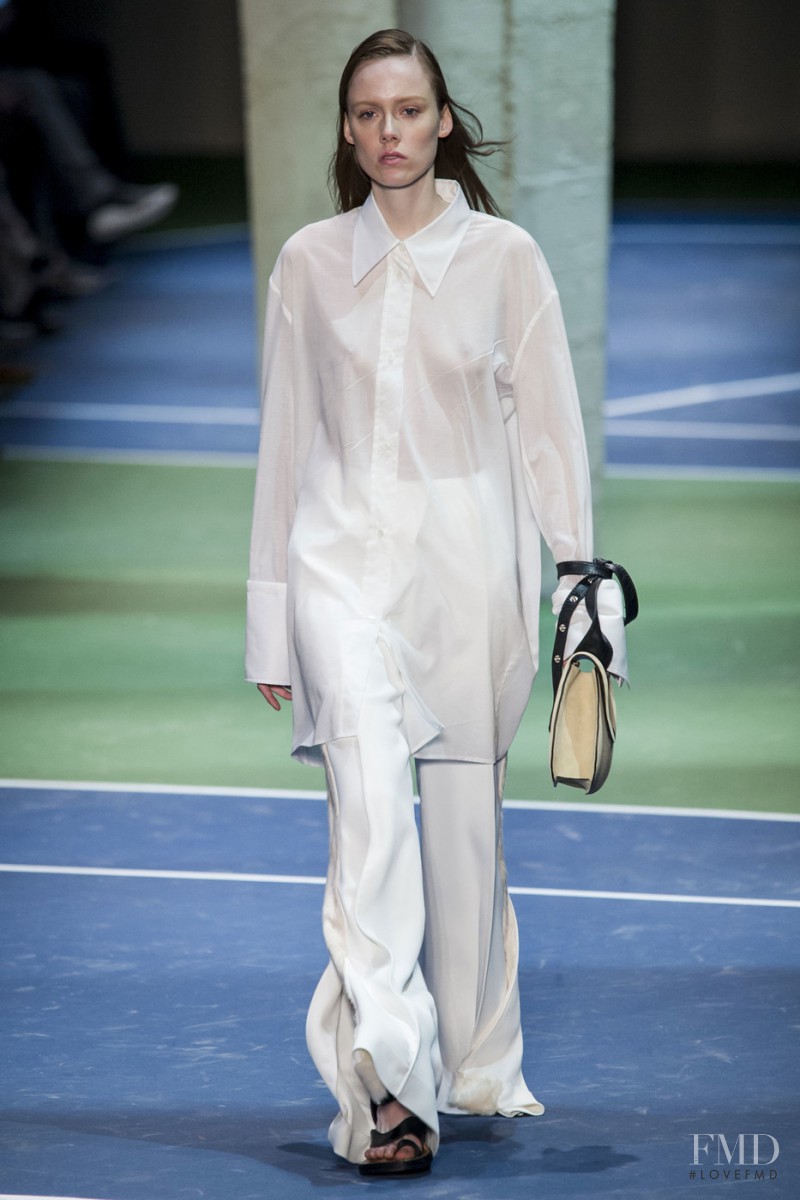 Kiki Willems featured in  the Celine fashion show for Autumn/Winter 2016