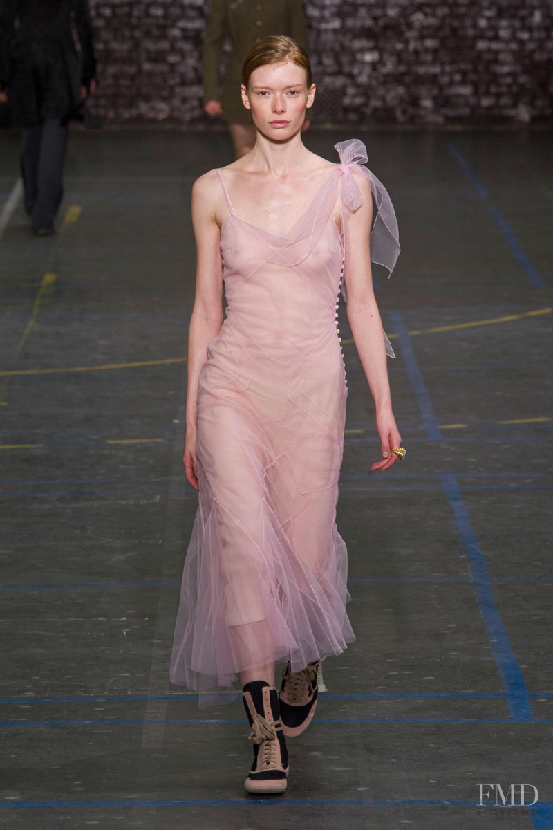 Julia Hafstrom featured in  the John Galliano fashion show for Autumn/Winter 2016