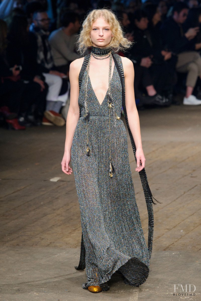 Frederikke Sofie Falbe-Hansen featured in  the Missoni fashion show for Autumn/Winter 2016