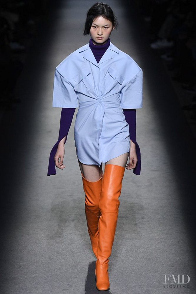 Cong He featured in  the Jacquemus fashion show for Autumn/Winter 2016