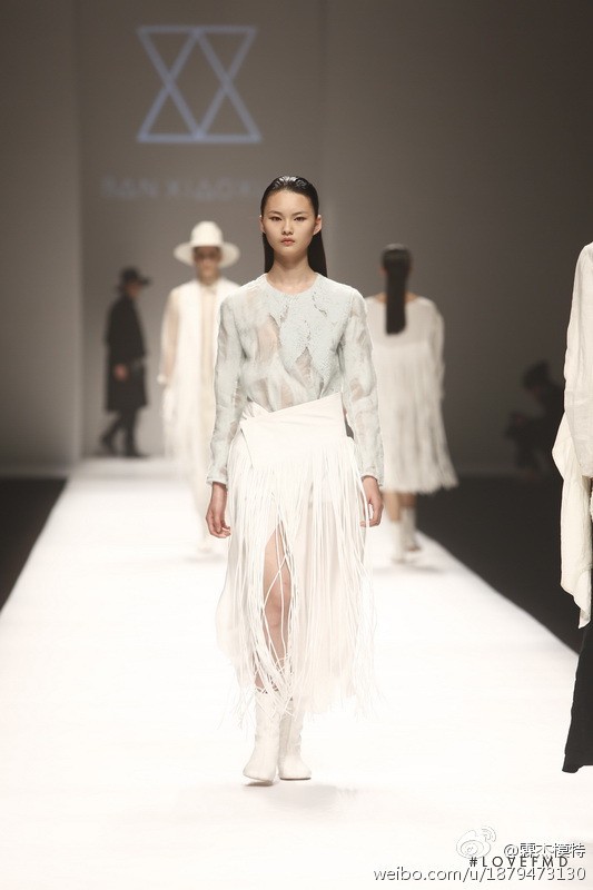 Cong He featured in  the Ban Xiao Xue fashion show for Autumn/Winter 2014