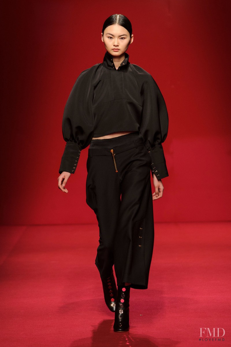 Cong He featured in  the Ellery fashion show for Autumn/Winter 2016