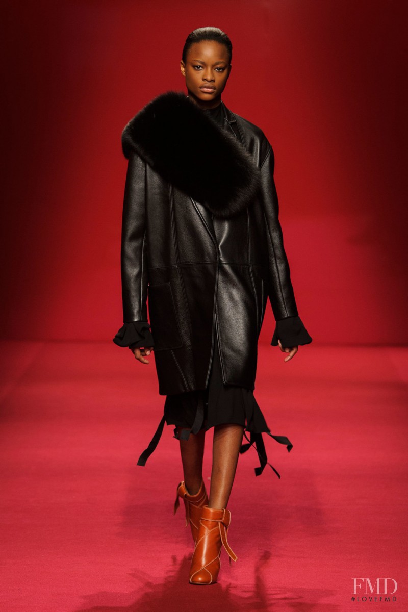Mayowa Nicholas featured in  the Ellery fashion show for Autumn/Winter 2016