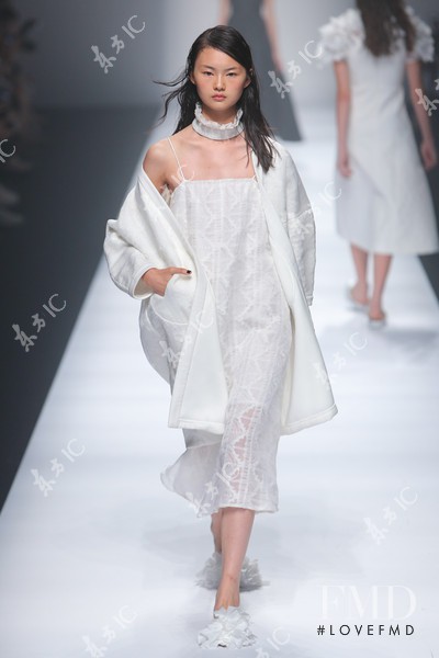 Cong He featured in  the Annakiki fashion show for Spring/Summer 2015