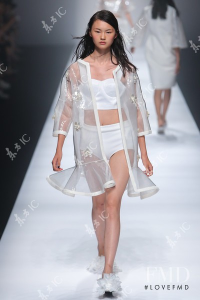 Cong He featured in  the Annakiki fashion show for Spring/Summer 2015