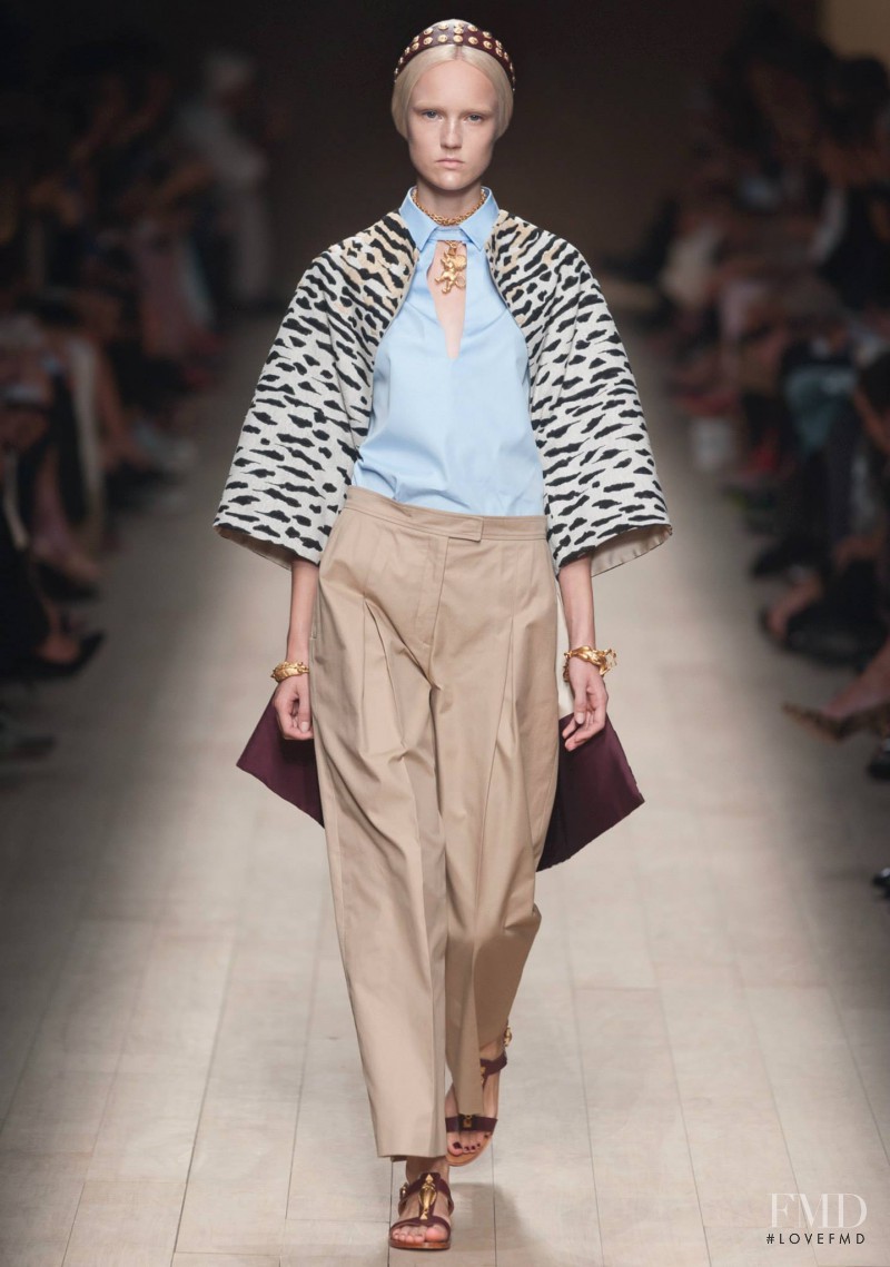 Harleth Kuusik featured in  the Valentino fashion show for Spring/Summer 2014