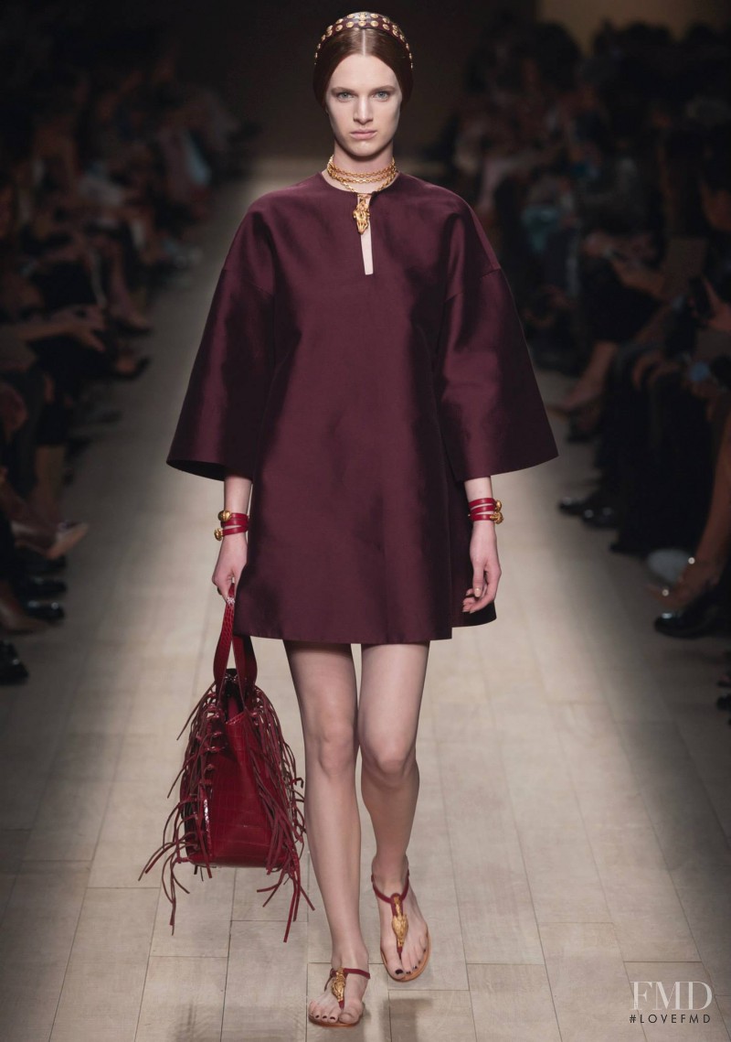 Ashleigh Good featured in  the Valentino fashion show for Spring/Summer 2014