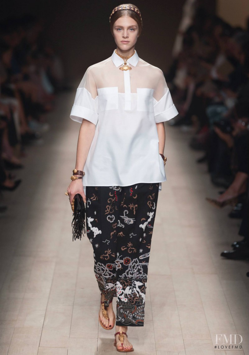 Hedvig Palm featured in  the Valentino fashion show for Spring/Summer 2014