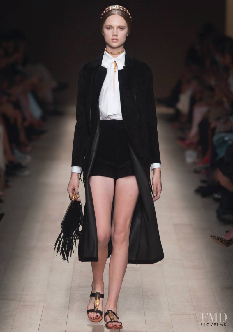 Holly Rose Emery featured in  the Valentino fashion show for Spring/Summer 2014
